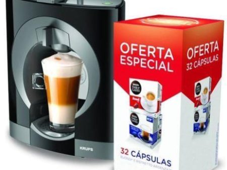 Máquina de Café Cápsulas Krups + 32 Cápsulas KP1108P6 Online