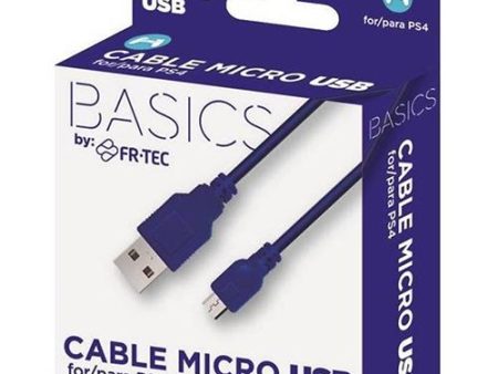 Cabo FR-TEC Basics USB para Micro USB - 3m - Azul Online Hot Sale